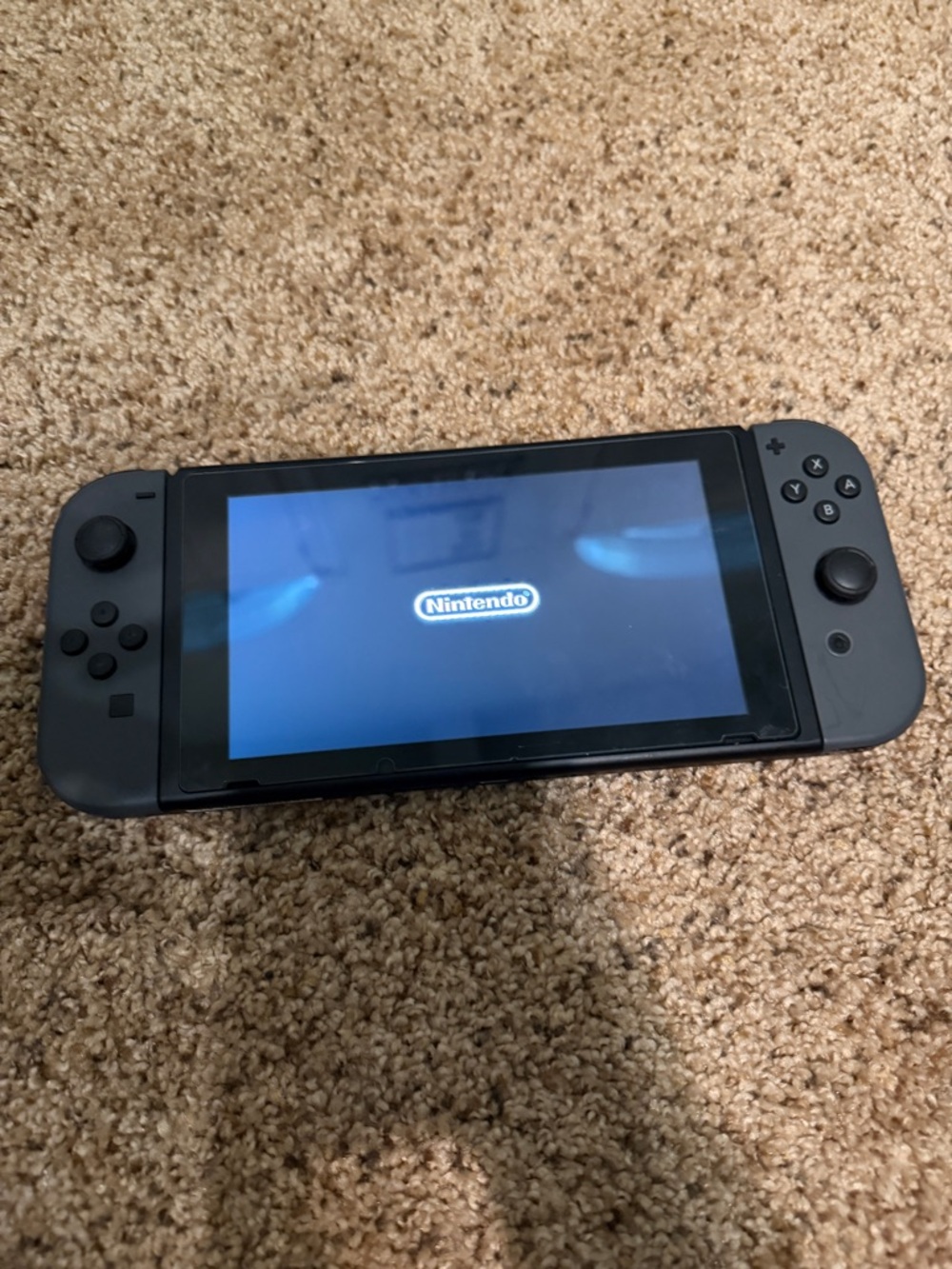 Nintendo Switch Console with Gray-Black Joy-Con and Dock - Picture 2 of 5